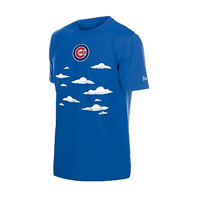 Men's New Era Royal Chicago Cubs MLB x Simpsons 2026 Collab Clouds T-Shirt