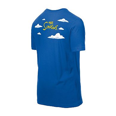 Men's New Era Royal Chicago Cubs MLB x Simpsons 2026 Collab Clouds T-Shirt