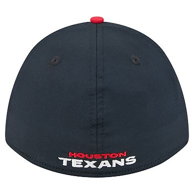 Men's Navy/Red Houston Texans Rope M-Crown A-Frame 39THIRTY Flex Hat