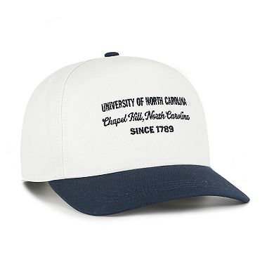 Men's '47 White North Carolina Tar Heels Contemporary Basics Two-Tone Hitch Adjustable Hat