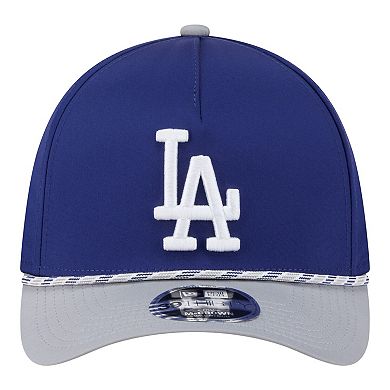 Men's New Era Royal/Gray Los Angeles Dodgers Rope M-Crown A-Frame 39THIRTY Flex Hat