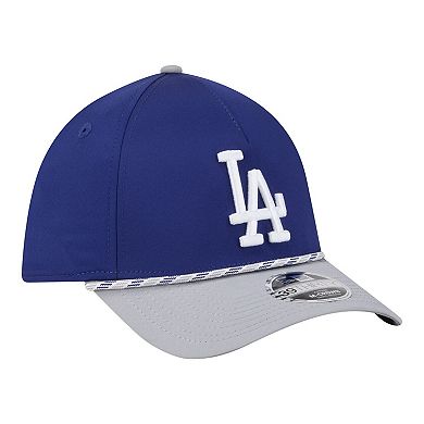 Men's New Era Royal/Gray Los Angeles Dodgers Rope M-Crown A-Frame 39THIRTY Flex Hat