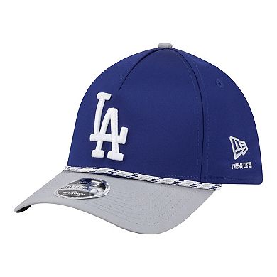 Men's New Era Royal/Gray Los Angeles Dodgers Rope M-Crown A-Frame 39THIRTY Flex Hat
