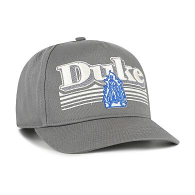 Men's '47 Gray Duke Blue Devils Script Fade Hitch Adjustable Hat