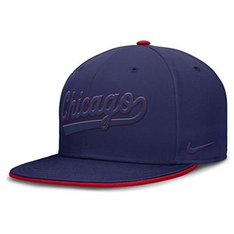 Men's Nike Blue Chicago Cubs Dri-FIT Round Bill True Fitted Hat