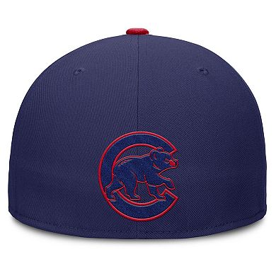 Men's Nike Blue Chicago Cubs Dri-FIT Round Bill True Fitted Hat