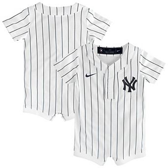 Infant Nike White New York Yankees Home Replica Romper Jersey