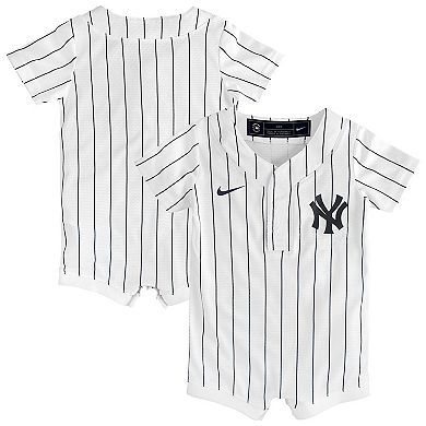 Infant Nike White New York Yankees Home Replica Romper Jersey