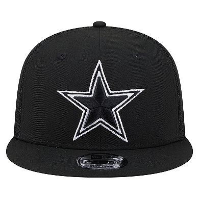Men's New Era Black Dallas Cowboys Main 9FIFTY Trucker Snapback Hat