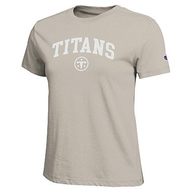 Women's Champion Light Brown Tennessee Titans Cocoa Butter T-Shirt