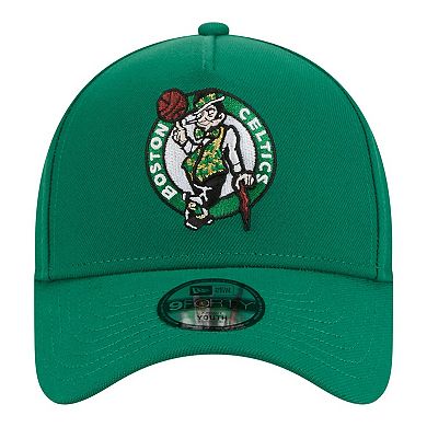 Youth New Era Kelly Green Boston Celtics 9FORTY A-Frame Adjustable Hat