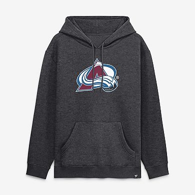 Men's Fanatics Heather Charcoal Colorado Avalanche Essential Hoodie
