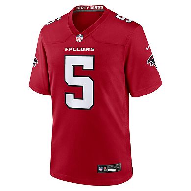 Men's Nike Drake London Red Atlanta Falcons Game Jersey