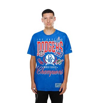 Men's New Era Royal Los Angeles Dodgers Mineral Wash T-Shirt