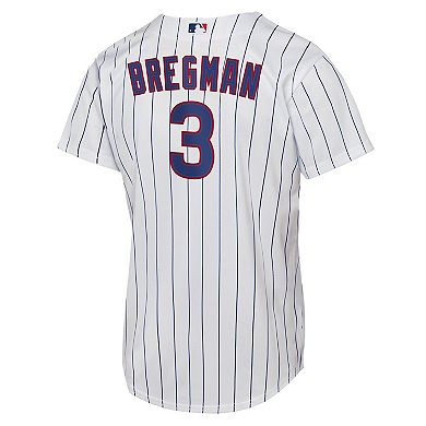 Youth Nike Alex Bregman White Chicago Cubs Home Replica Jersey