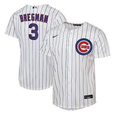 Youth Nike Alex Bregman White Chicago Cubs Home Replica Jersey
