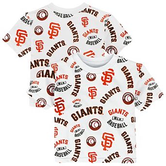 Toddler Outerstuff White San Francisco Giants Run Down T-Shirt