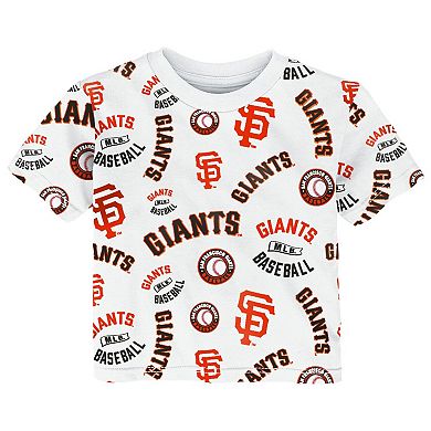 Toddler Outerstuff White San Francisco Giants Run Down T-Shirt
