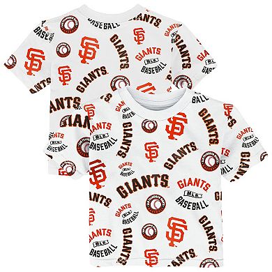 Toddler Outerstuff White San Francisco Giants Run Down T-Shirt