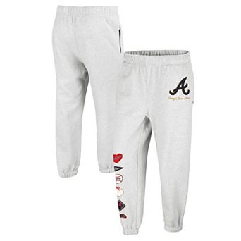 Women's '47 x Stoney Clover Lane Heather Gray Atlanta Braves Venice Jogger Pants