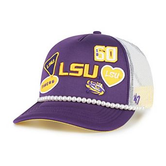 Men's '47 Purple/White LSU Tigers Rally On Hitch Adjustable Hat