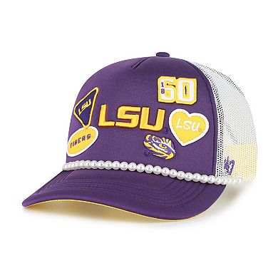 Men's '47 Purple/White LSU Tigers Rally On Hitch Adjustable Hat