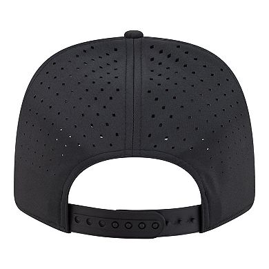 Men's New Era Black Minnesota Timberwolves Sport Rope Vented Stretch-Snap 9SEVENTY Hat