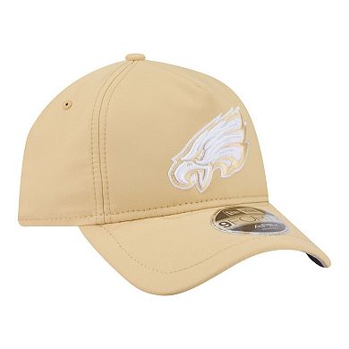 Men's New Era Tan Philadelphia Eagles Apex 9FORTY Adjustable Hat