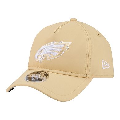 Men's New Era Tan Philadelphia Eagles Apex 9FORTY Adjustable Hat