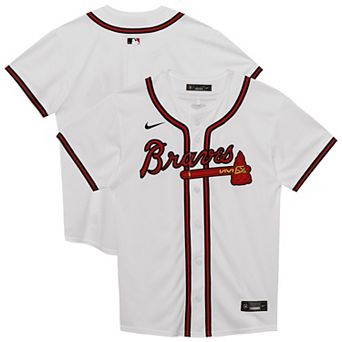 Preschool Nike White Atlanta Braves Home Game Jersey