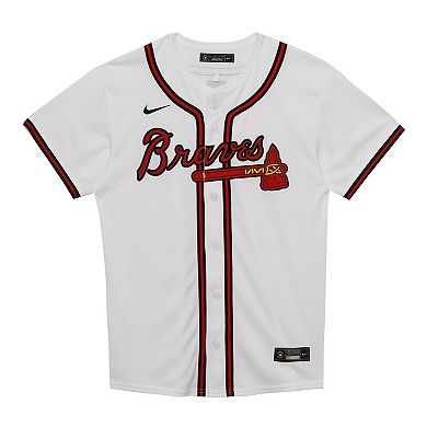 Preschool Nike White Atlanta Braves Home Game Jersey