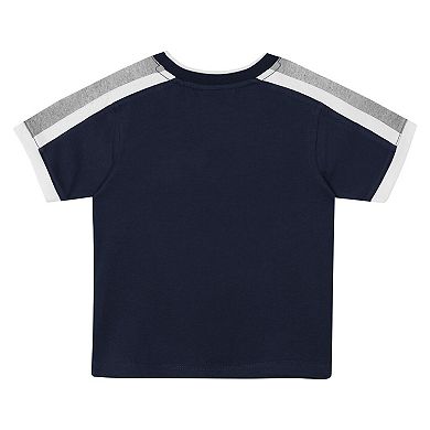 Preschool Outerstuff Navy New York Yankees Ground Ball T-Shirt & Shorts Set
