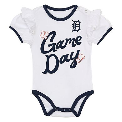 "Girls Infant Outerstuff Detroit Tigers Bodysuit, Headband & Skirt Set"