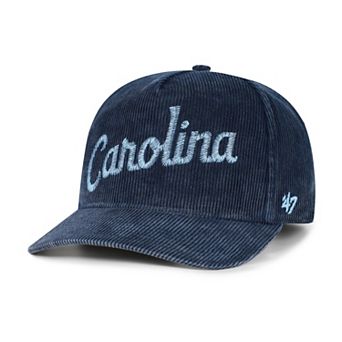 Men's '47 Navy North Carolina Tar Heels Reclaim Snow Wash Corduroy Hitch Adjustable Hat