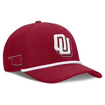 Unisex Nike Crimson Oklahoma Sooners 2026 Basketball Refresh 5-Panel Rope Rise Hat
