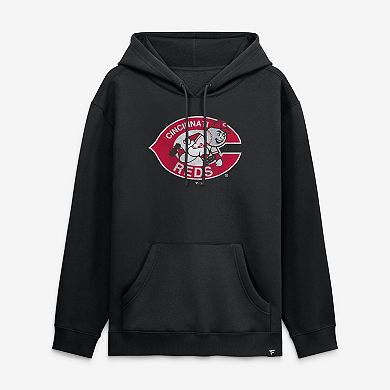 Men's Fanatics Black Cincinnati Reds Heritage Hoodie