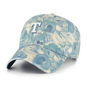 Women's '47 Blue Texas Rangers Gardenia Clean Up Adjustable Hat
