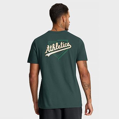 Men's Nike Green Athletics Primetime 2-Hit T-Shirt