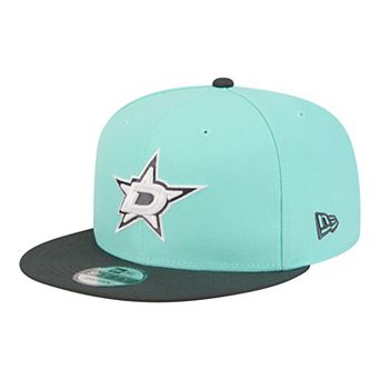 Men's New Era Turquoise/Charcoal Dallas Stars Two-Tone Color Pack 9FIFTY Snapback Hat