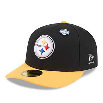 Men's New Era Black/Gold Pittsburgh Steelers 2026 NFL Draft Pre-Curved 59FIFTY Fitted Hat