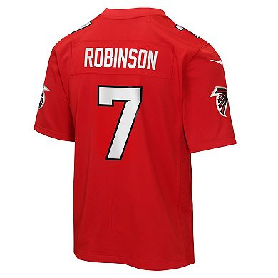 Youth Nike Bijan Robinson Red Atlanta Falcons Game Jersey