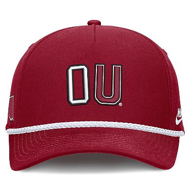 Unisex Nike Crimson Oklahoma Sooners 2026 Basketball Refresh 5-Panel Rope Rise Hat