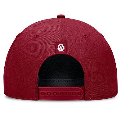 Unisex Nike Crimson Oklahoma Sooners 2026 Basketball Refresh 5-Panel Rope Rise Hat