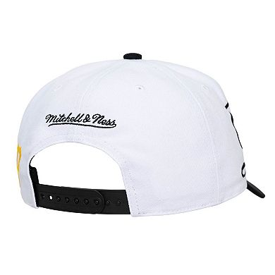 Unisex Mitchell & Ness White/Black Pittsburgh Pirates XL Script Pro Crown Adjustable Hat