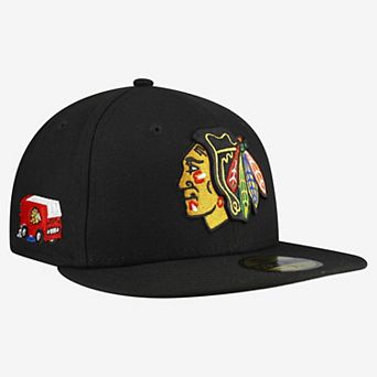 Men's New Era Black Chicago Blackhawks Zamboni 59FIFTY Fitted Hat