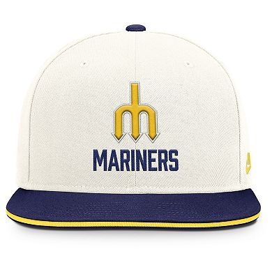 Men's Nike Cream/Navy Seattle Mariners Cooperstown Pro Dri-FIT Snapback Hat