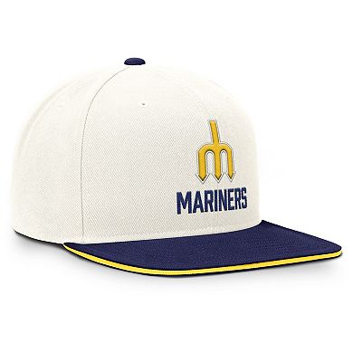 Men's Nike Cream/Navy Seattle Mariners Cooperstown Pro Dri-FIT Snapback Hat
