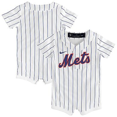 Infant Nike White New York Mets Home Replica Romper Jersey
