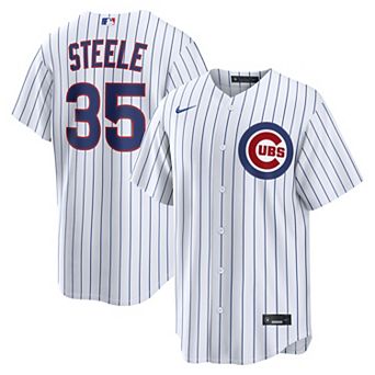 Men's Nike Justin Steele White Chicago Cubs Home Replica Jersey