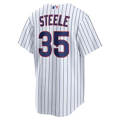 Men's Nike Justin Steele White Chicago Cubs Home Replica Jersey